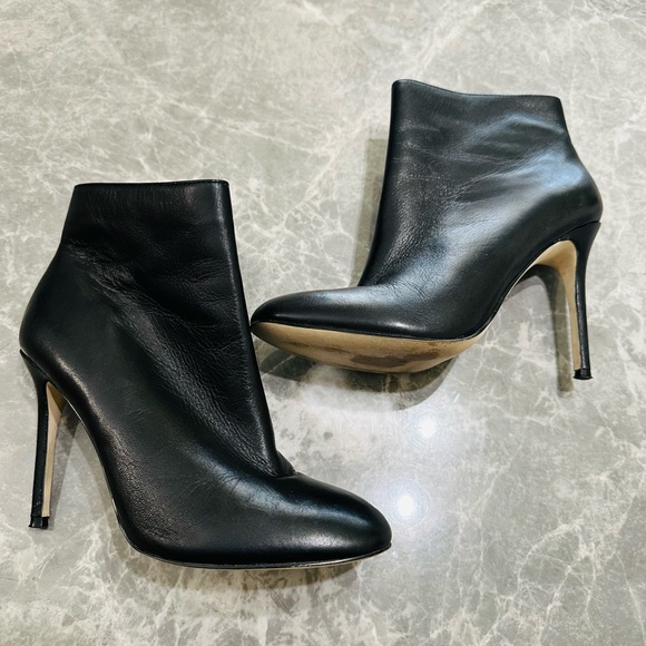 Ava & Aiden Black Chic Water Resistant Ankle Stiletto Boots SZ 7.5 - Picture 4 of 6